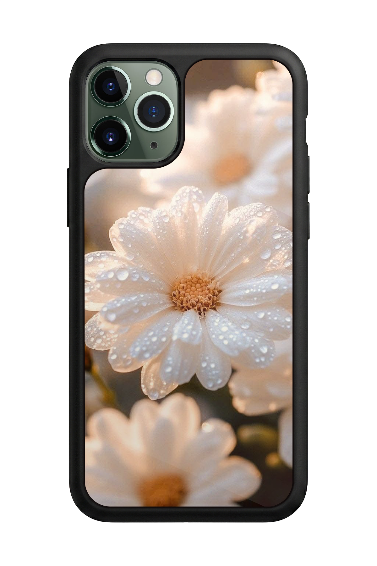 iPhone 11 Pro Max Uyumlu Cicek Tasarımlı Glossy Premium Kılıf