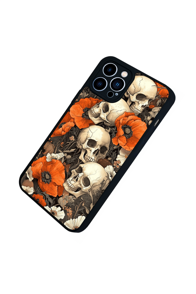 iPhone 13 Pro Max Uyumlu KuruKafa Tasarımlı Glossy Premium Kılıf