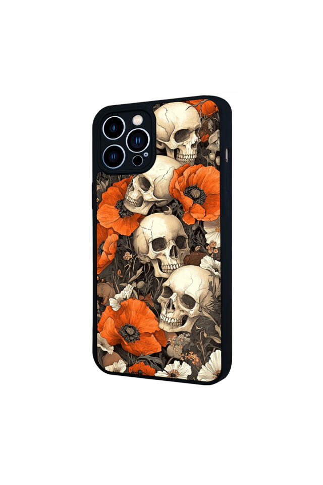 iPhone 13 Pro Max Uyumlu KuruKafa Tasarımlı Glossy Premium Kılıf
