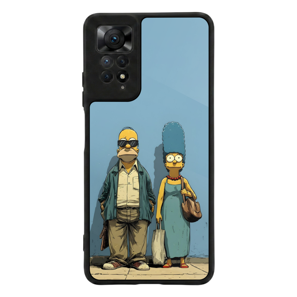 Xiaomi Redmi Note 12 Pro Uyumlu The Simpsons Tasarımlı Glossy Premium Kılıf
