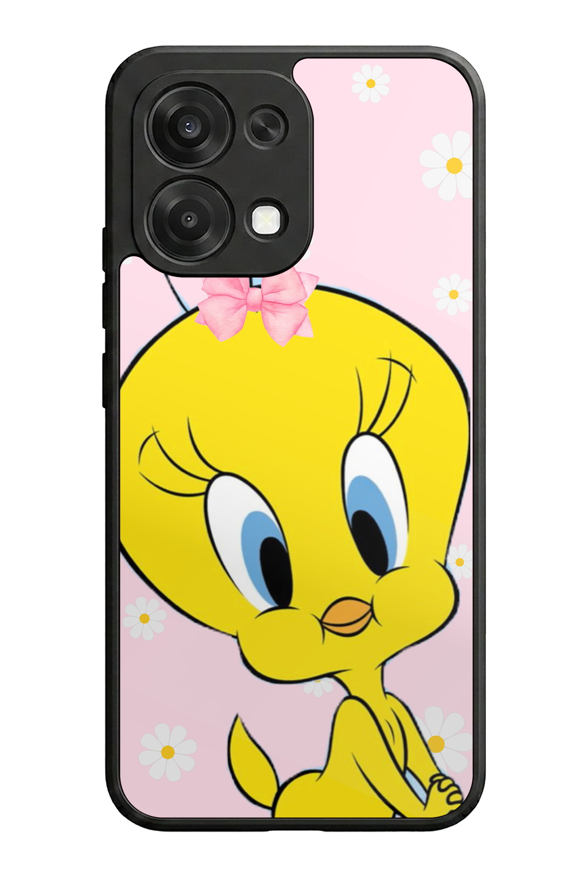 Oppo A6 Pro Uyumlu Tweety Tasarımlı Glossy Premium Kılıf