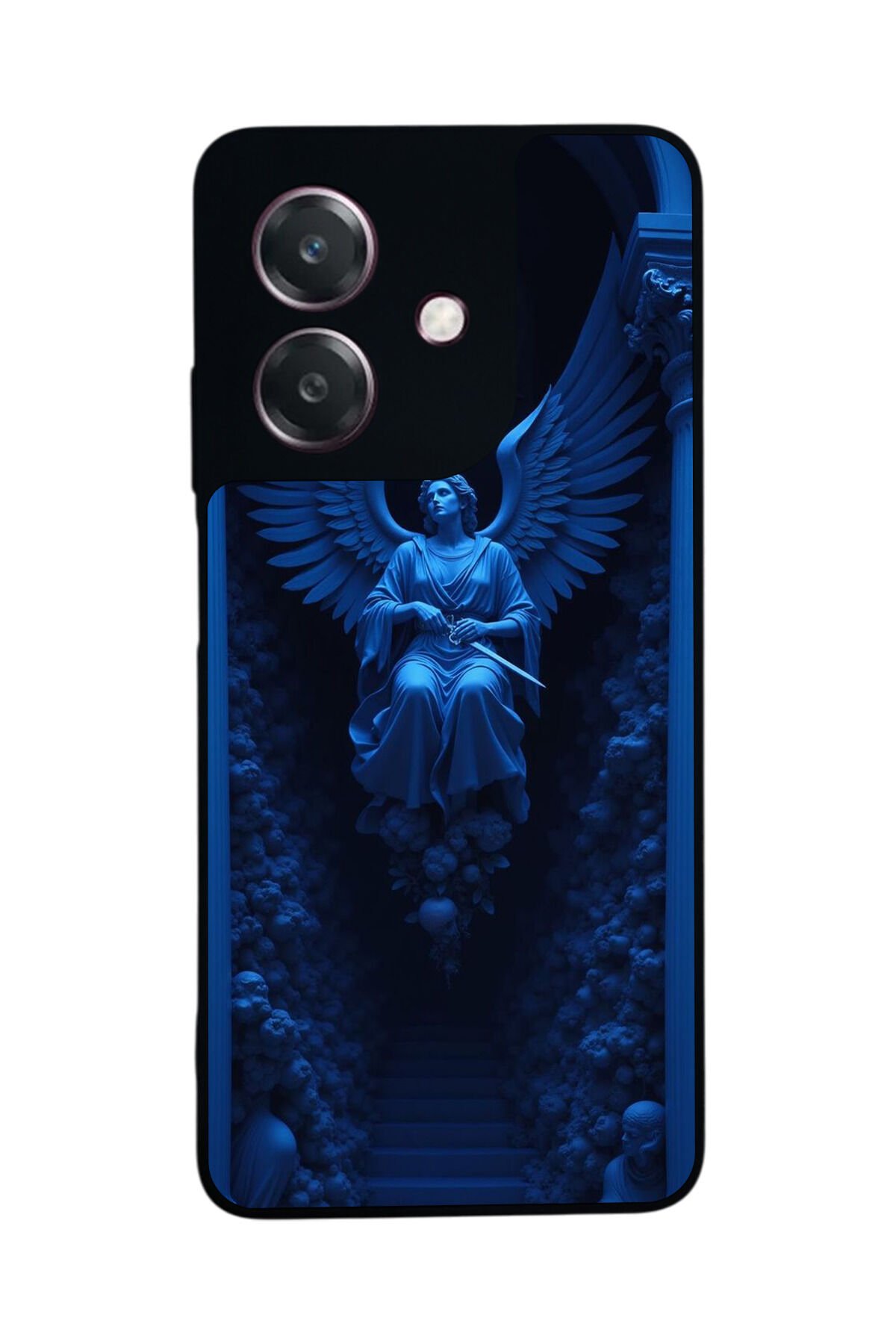 Oppo A3 5G Uyumlu Melek Tasarımlı Glossy Premium Kılıf