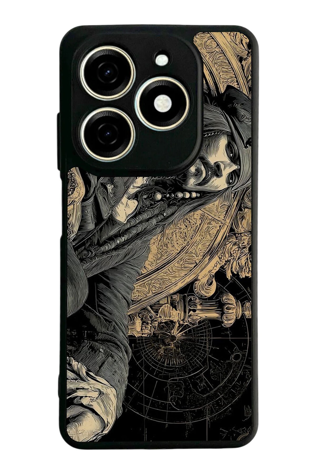 Tecno Spark 20/20C Uyumlu Korsan Tasarımlı Glossy Premium Kılıf