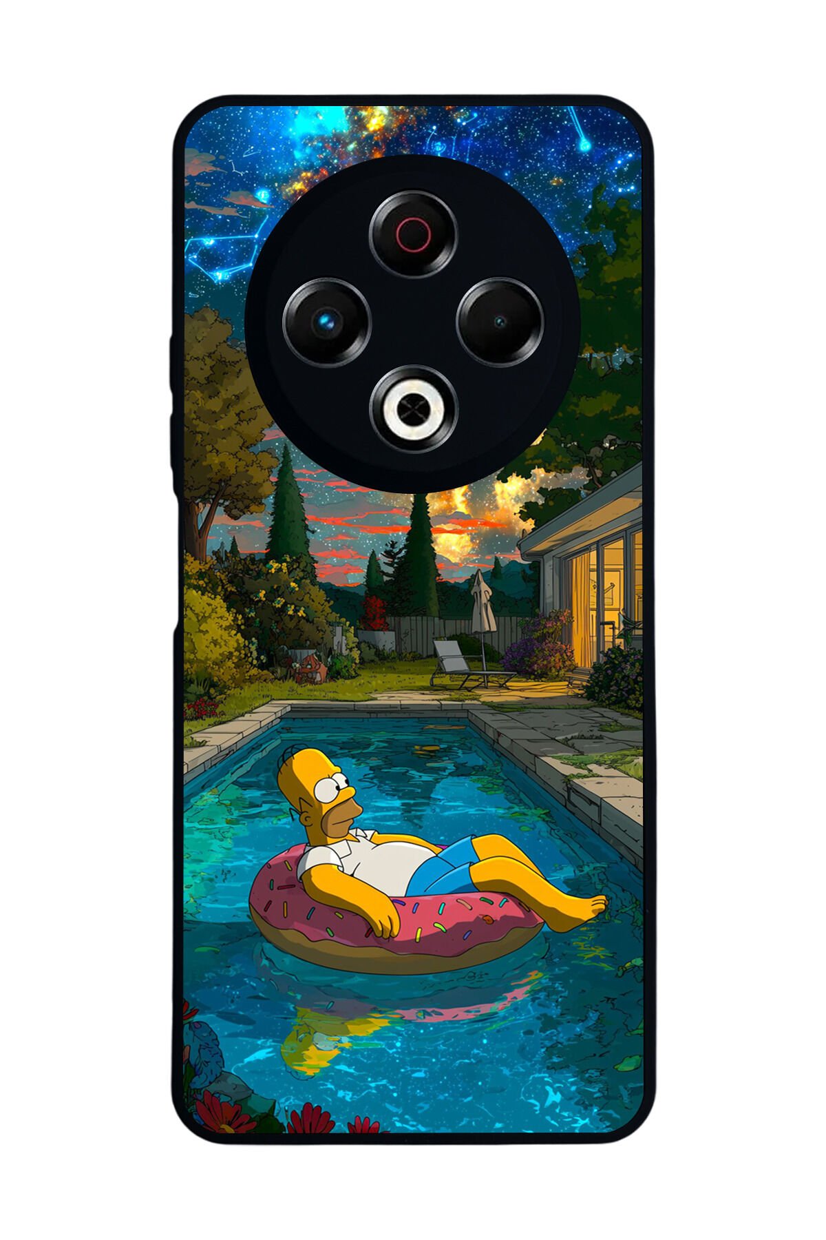 Tecno Spark 30 Uyumlu The Simpsons Tasarımlı Glossy Premium Kılıf