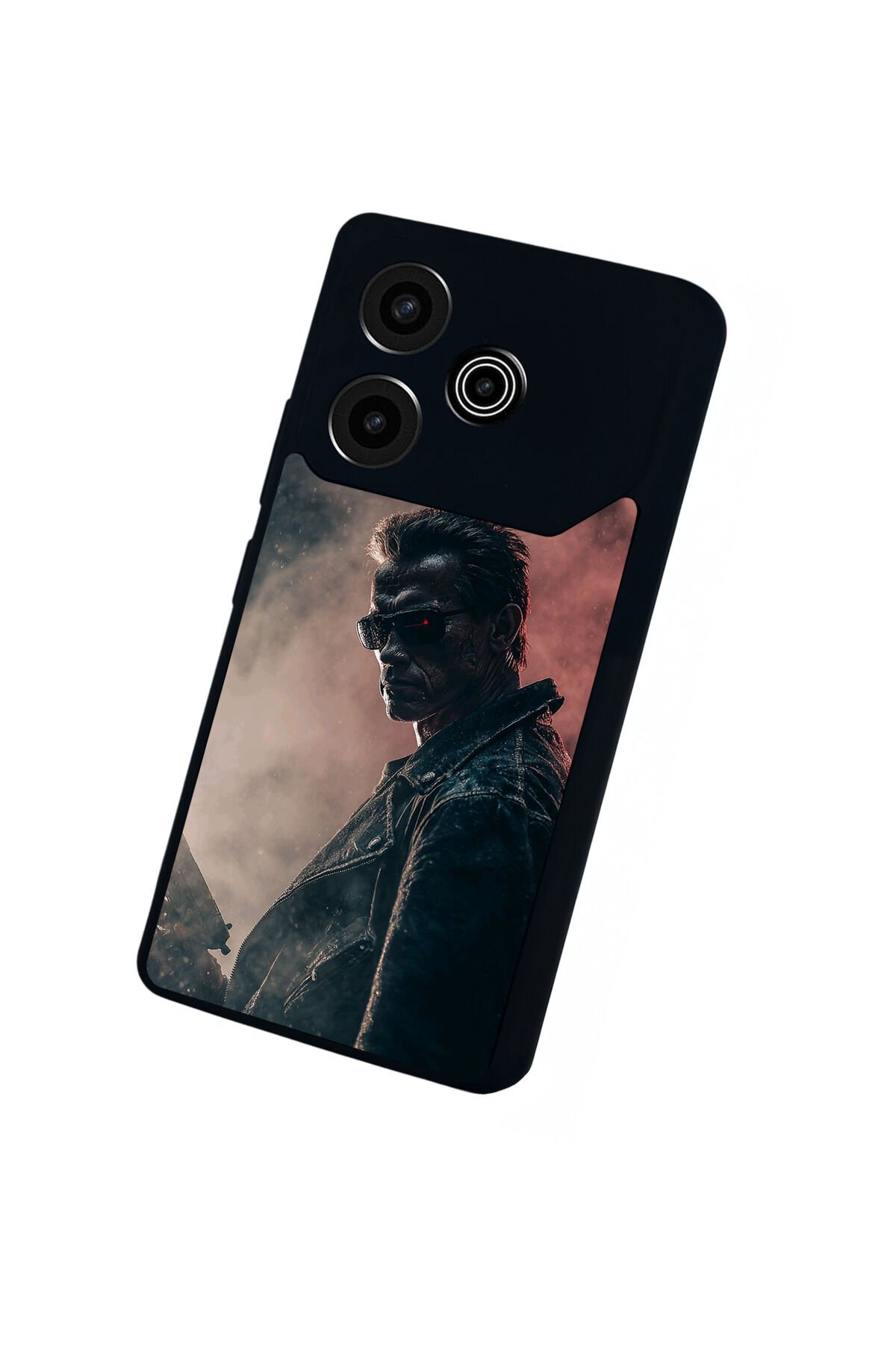 Tecno Pova 6 Uyumlu Terminator Tasarımlı Glossy Premium Kılıf