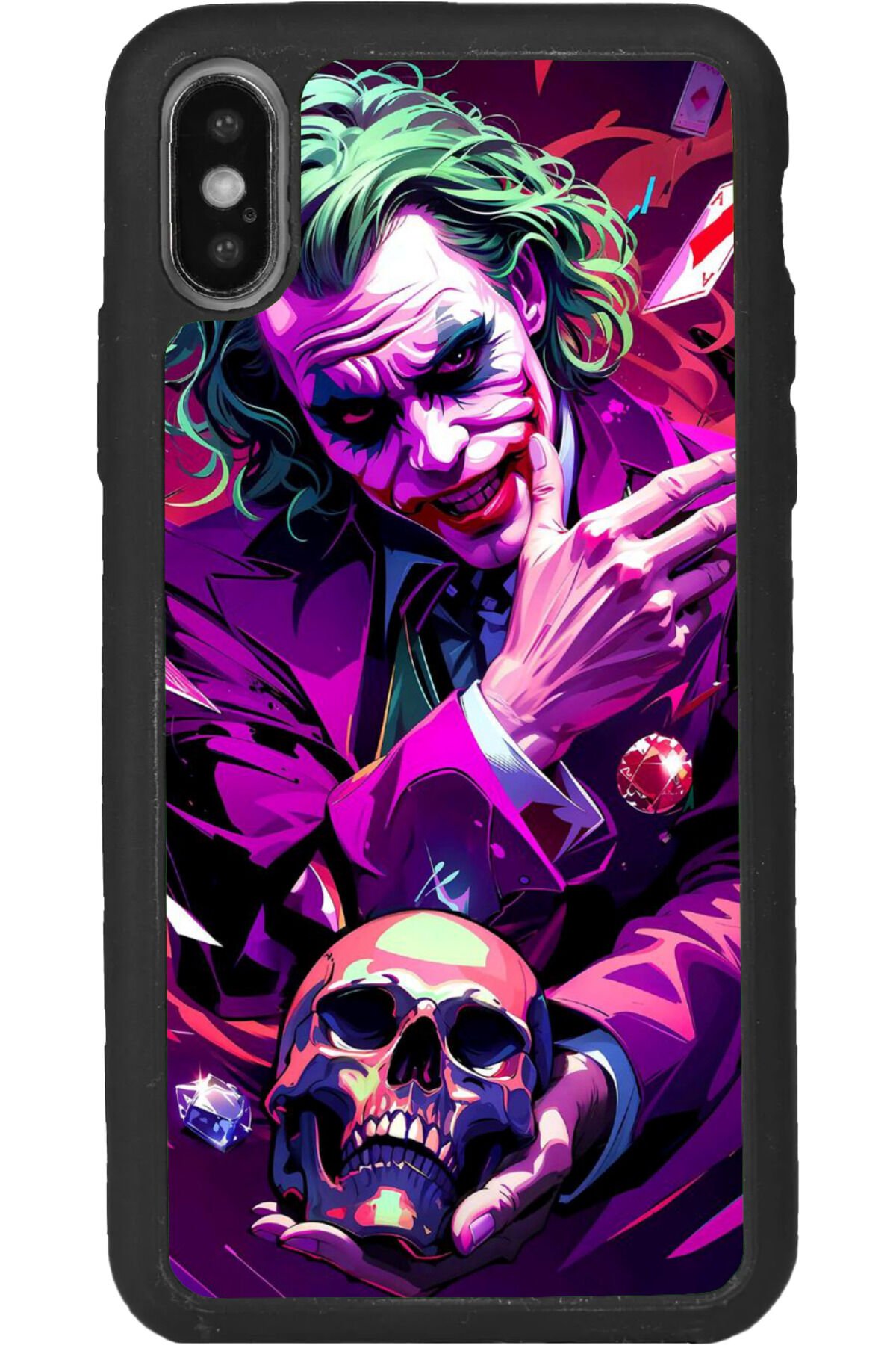 iPhone XS Max Uyumlu Mat Siyah uyumlu Kılıf – Yumuşak Silikon, Koruyucu, Şok Emici Kapak