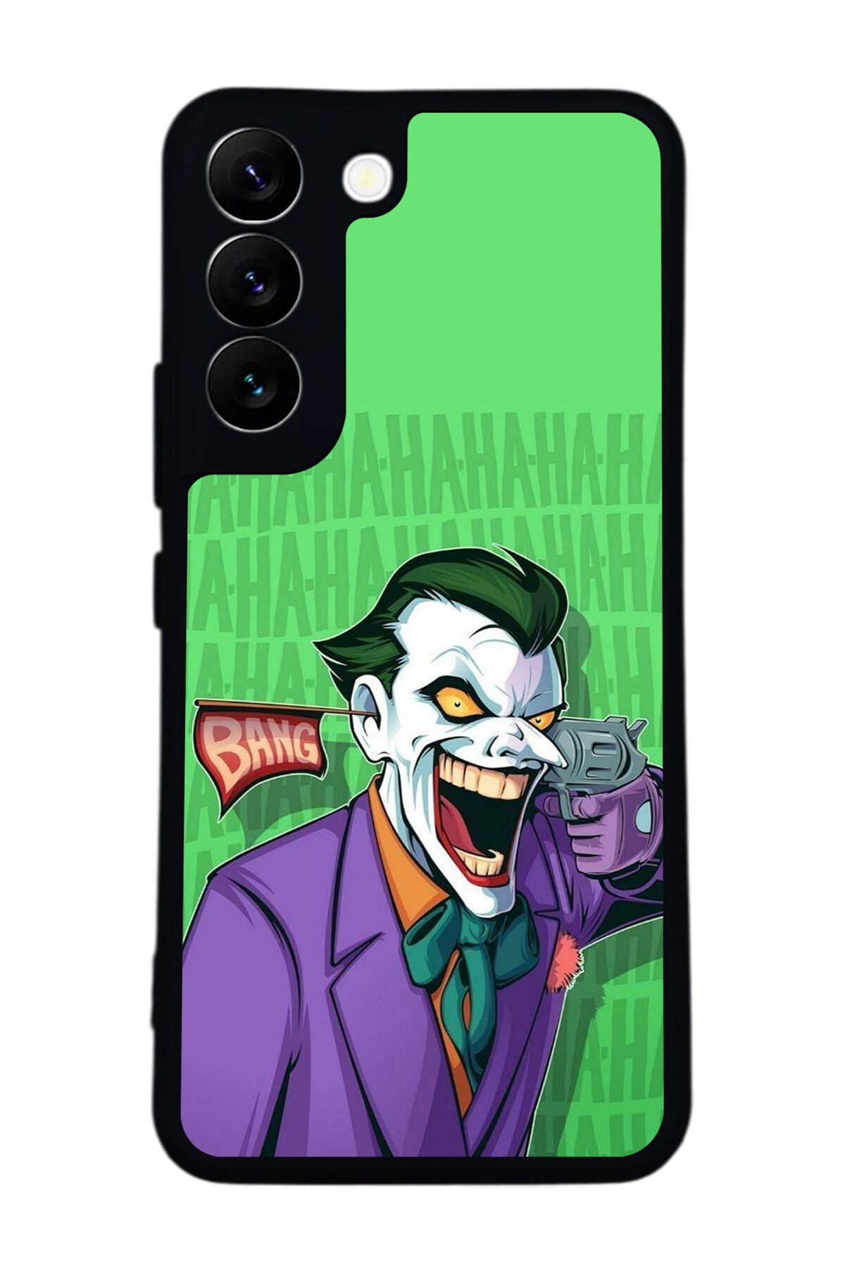 Samsung Galaxy S22 Uyumlu Joker Tasarımlı Glossy Premium Kılıf