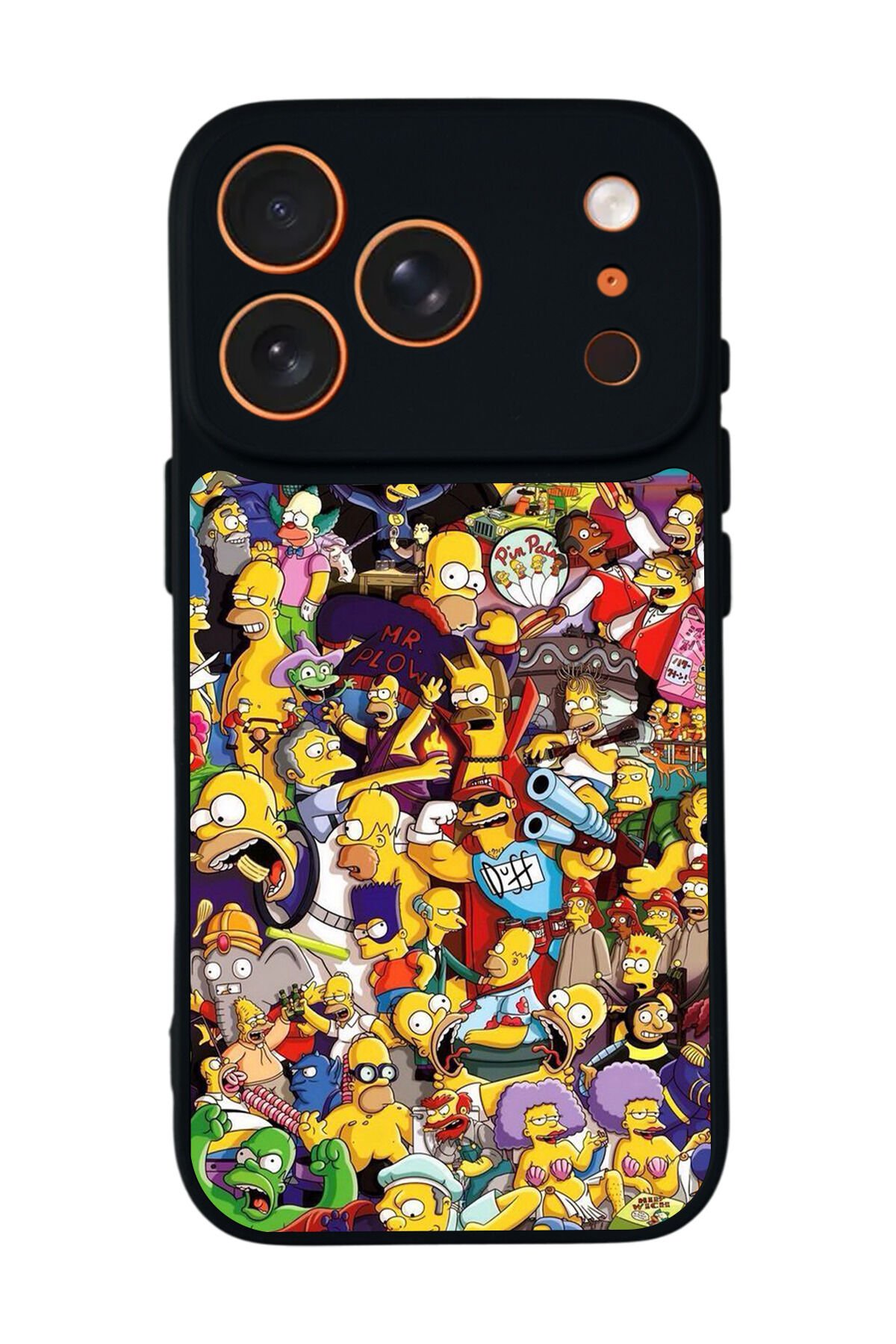 iPhone 17 Pro Uyumlu The Simpsons Tasarımlı Glossy Premium Kılıf
