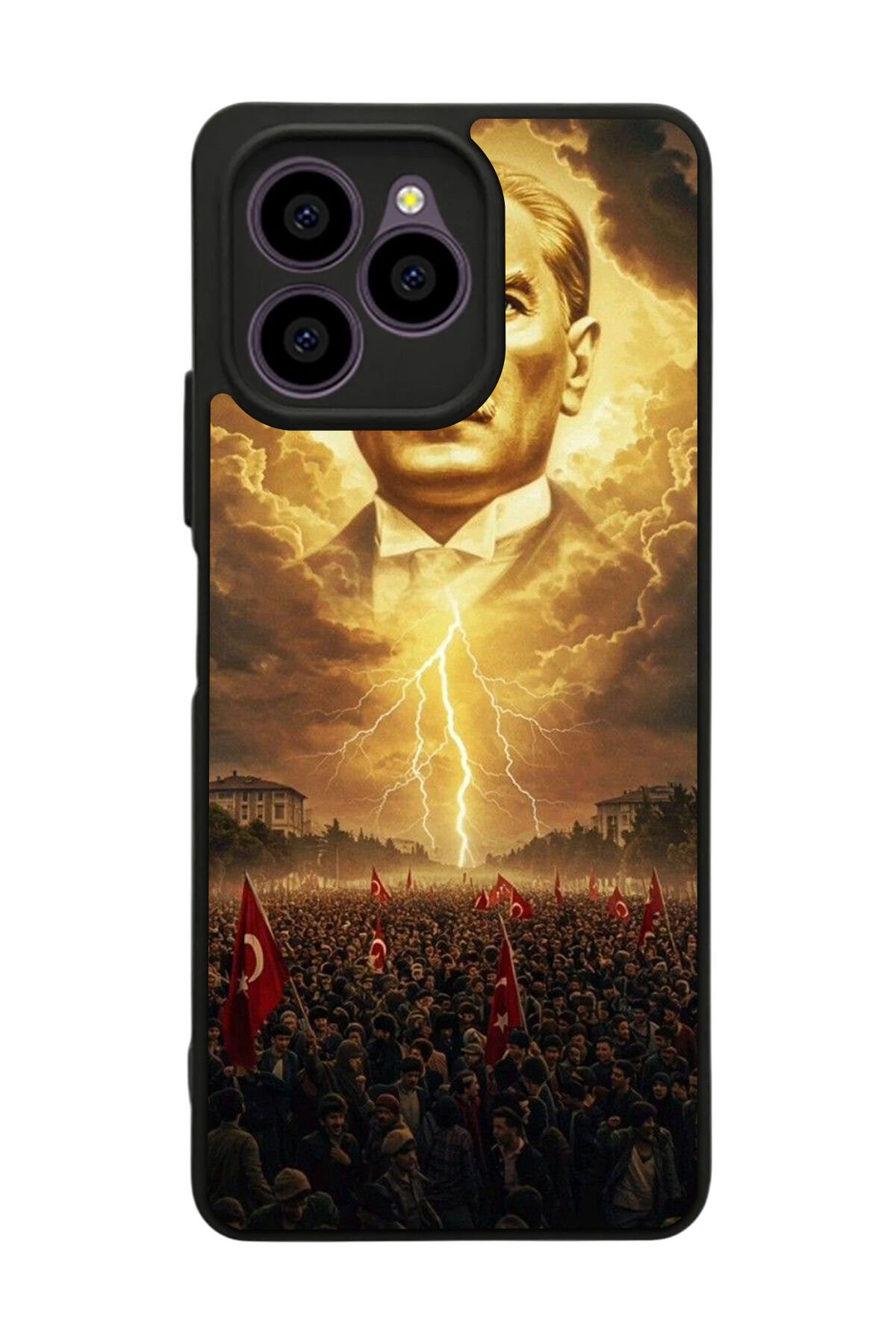 Omix X6 Uyumlu Mustafa Kemal Ataturk Tasarımlı Glossy Premium Kılıf