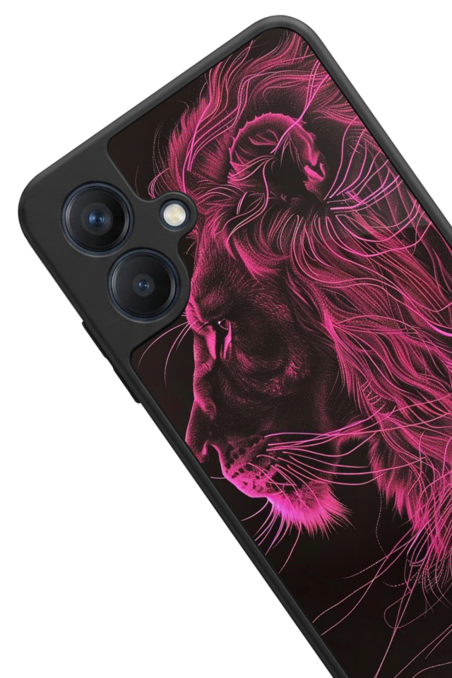 Samsung Galaxy A07 Uyumlu Aslan Tasarımlı Glossy Premium Kılıf