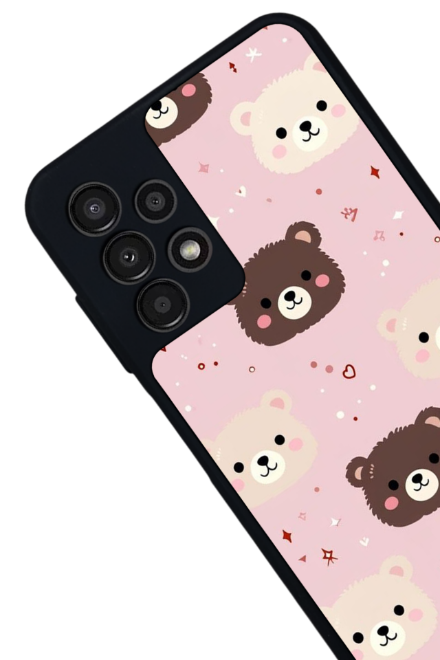 Samsung Galaxy A23 Uyumlu Ayı Tasarımlı Glossy Premium Kılıf