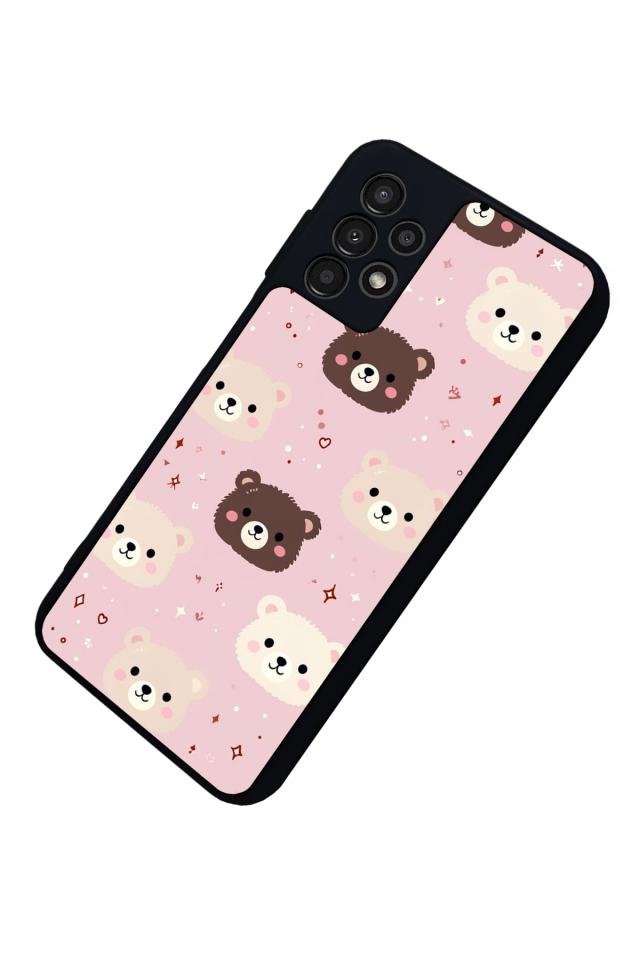 Samsung Galaxy A23 Uyumlu Ayı Tasarımlı Glossy Premium Kılıf