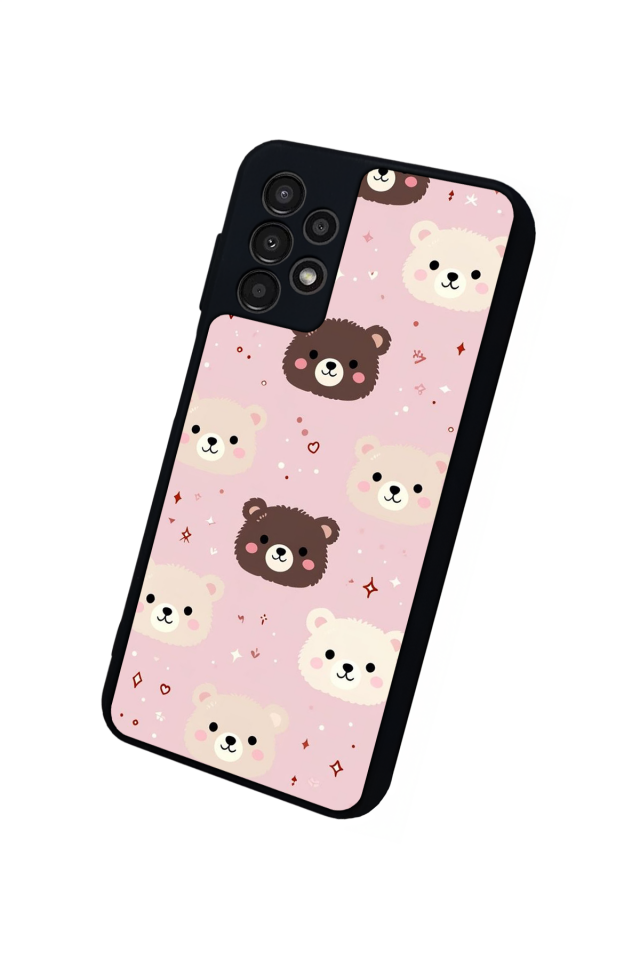 Samsung Galaxy A23 Uyumlu Ayı Tasarımlı Glossy Premium Kılıf