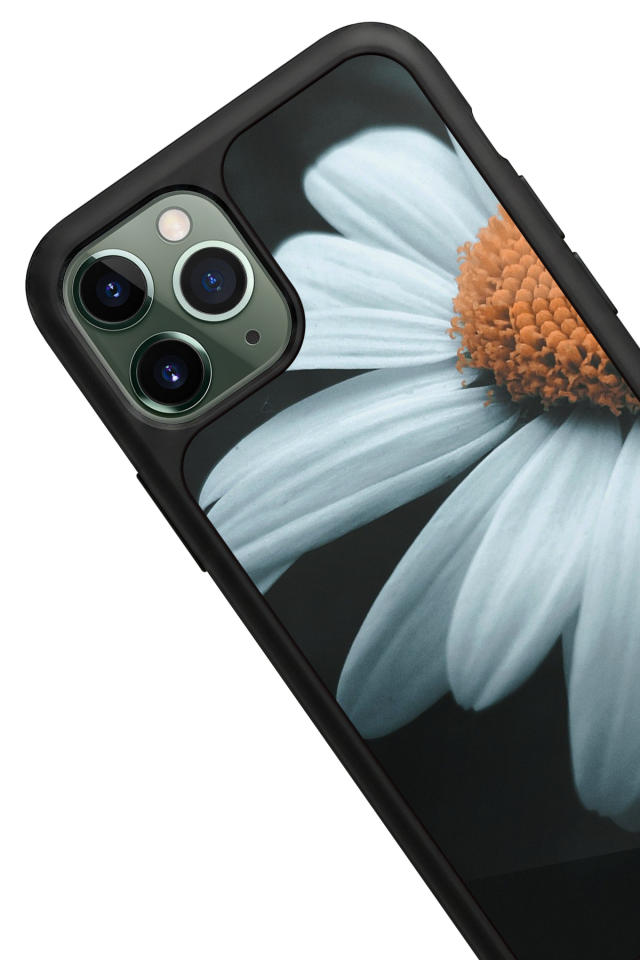 iPhone 11 Pro Max Uyumlu Cicek Tasarımlı Glossy Premium Kılıf