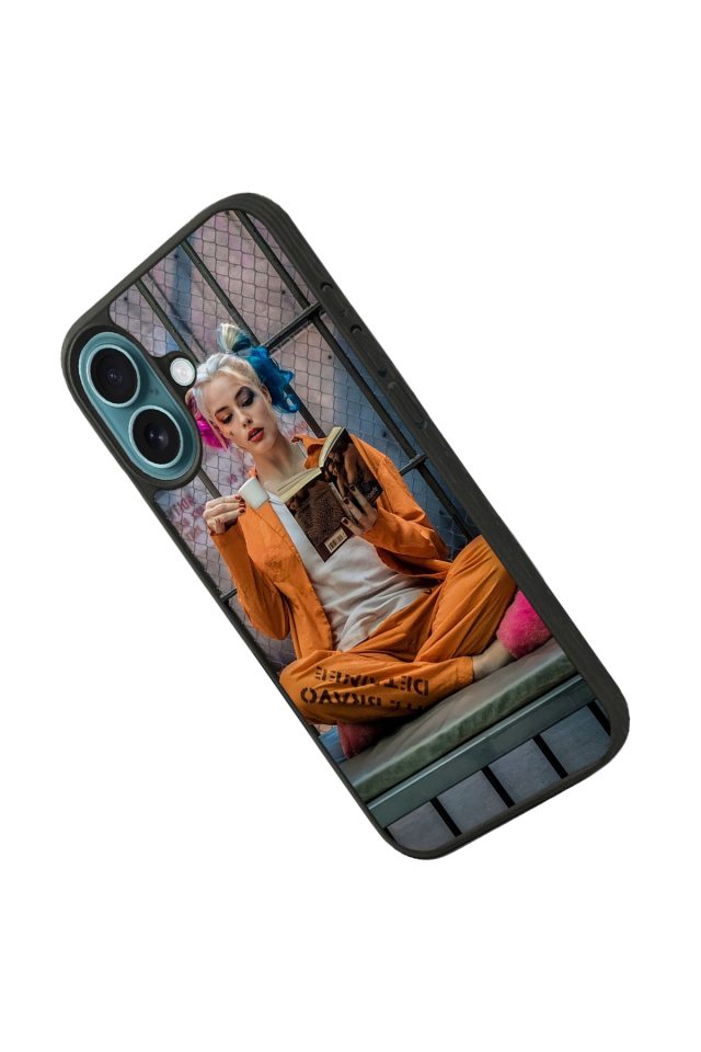 iPhone 16 Uyumlu HarleyQueen Tasarımlı Glossy Premium Kılıf