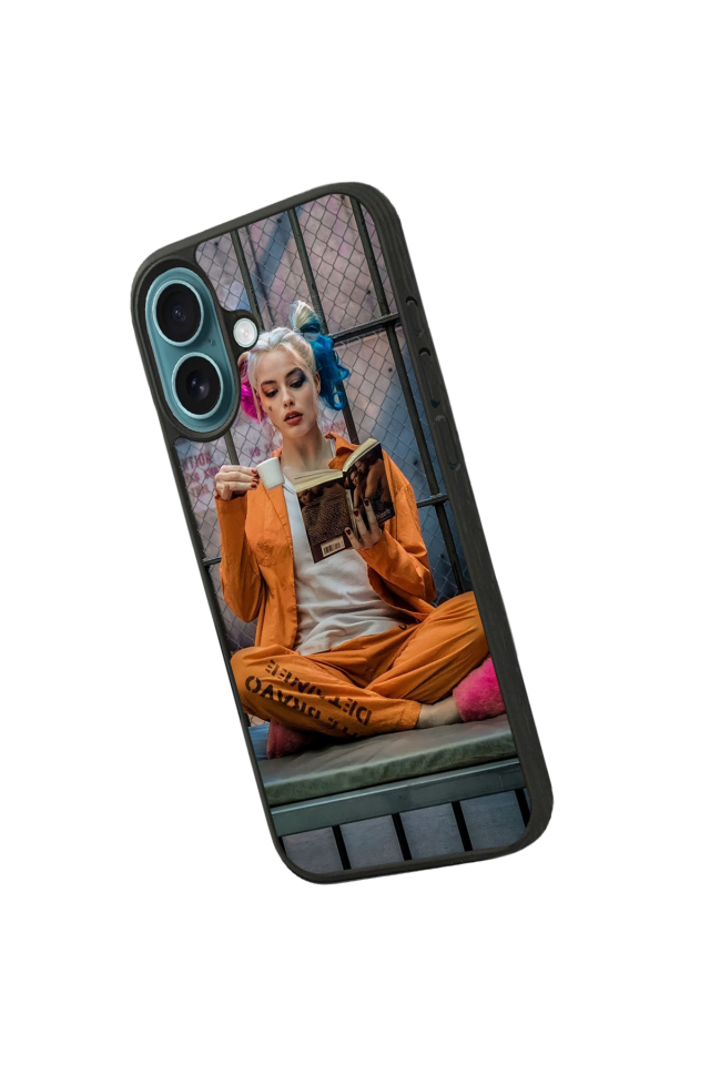 iPhone 16 Uyumlu HarleyQueen Tasarımlı Glossy Premium Kılıf