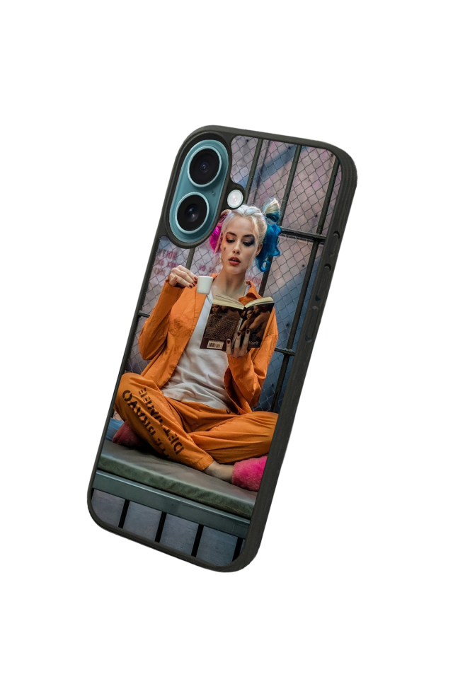 iPhone 16 Uyumlu HarleyQueen Tasarımlı Glossy Premium Kılıf