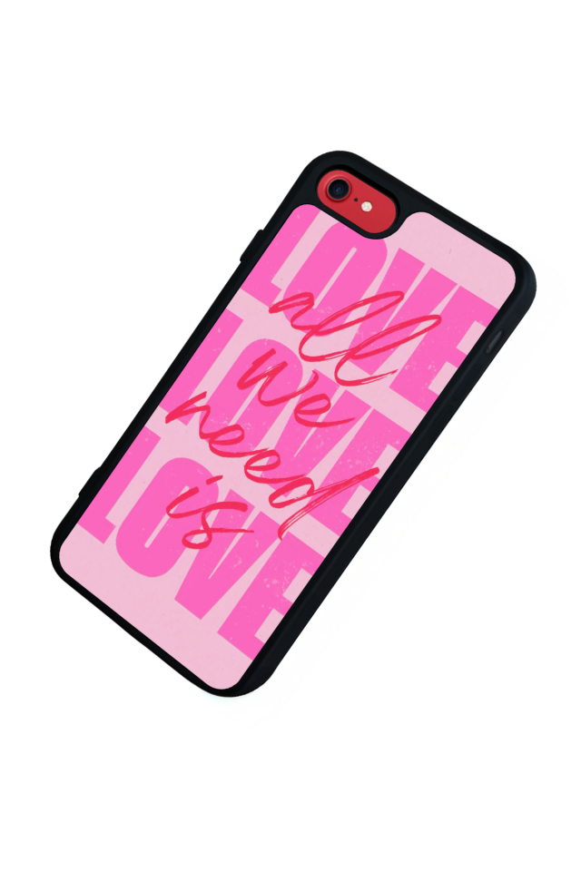 iPhone SE Uyumlu Love Tasarımlı Glossy Premium Kılıf