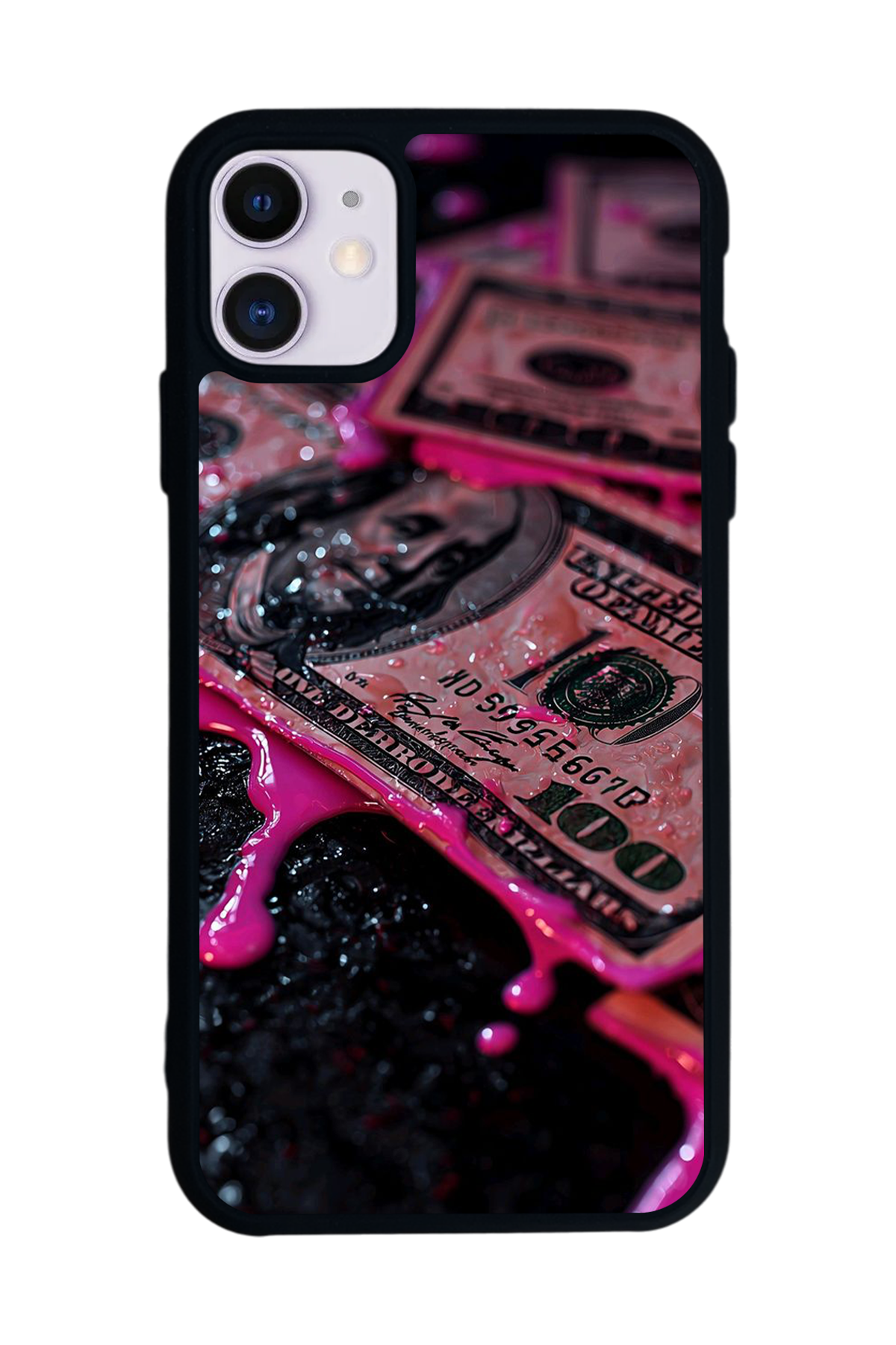 iPhone 11 Uyumlu Para Tasarımlı Glossy Premium Kılıf