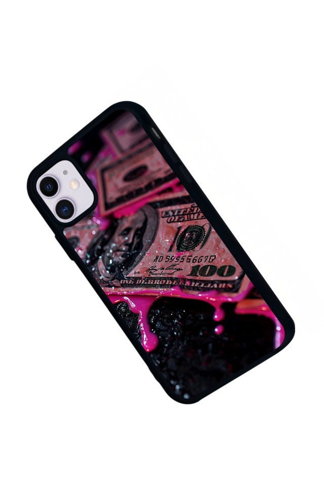 iPhone 11 Uyumlu Para Tasarımlı Glossy Premium Kılıf