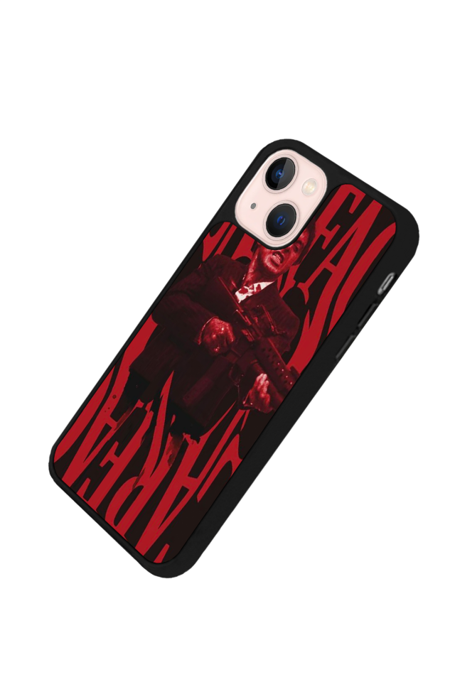 iPhone 15 Uyumlu Scarface Tasarımlı Glossy Premium Kılıf