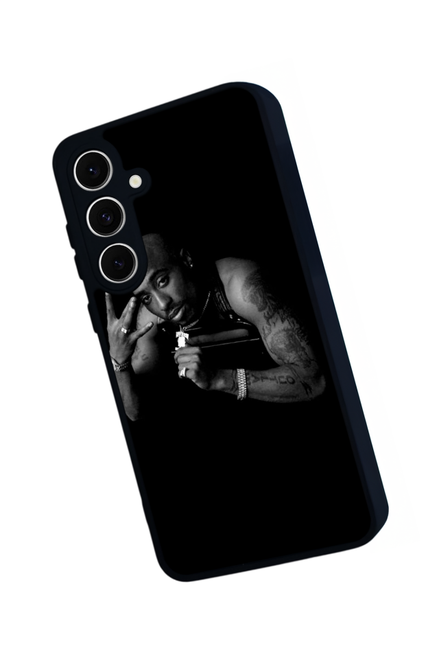 Samsung Galaxy A16 Uyumlu Tupac Tasarımlı Glossy Premium Kılıf