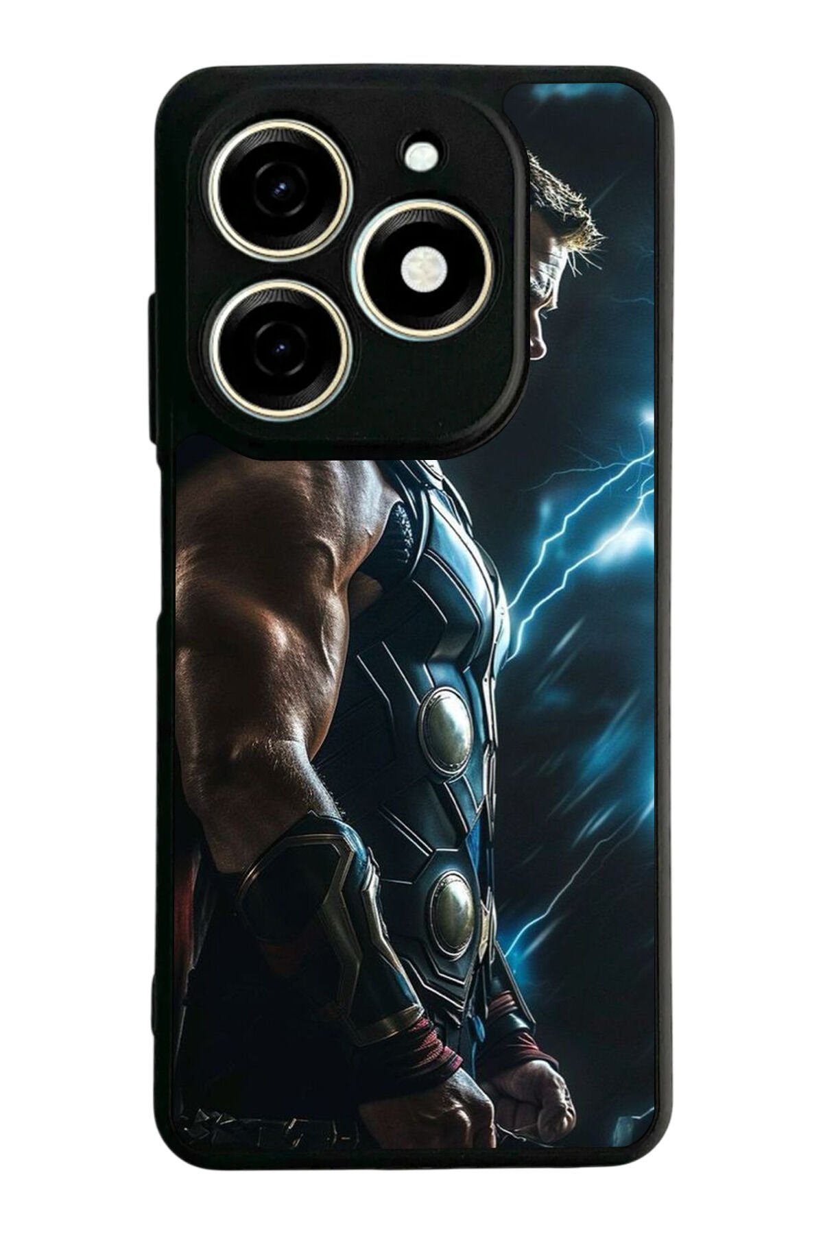 Tecno Spark 20/20C Uyumlu Thor Tasarımlı Glossy Premium Kılıf
