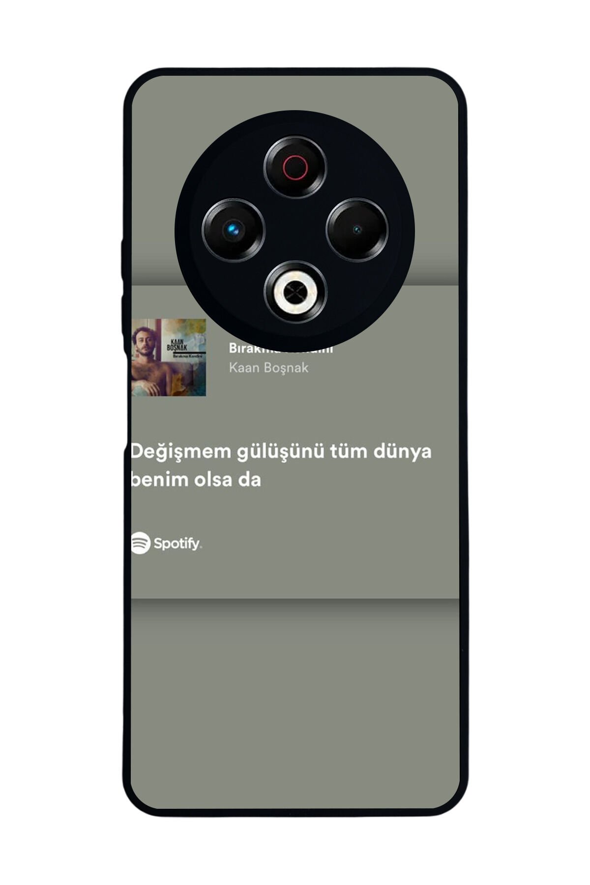 Tecno Spark 30 Uyumlu Sarki Sozleri Tasarımlı Glossy Premium Kılıf