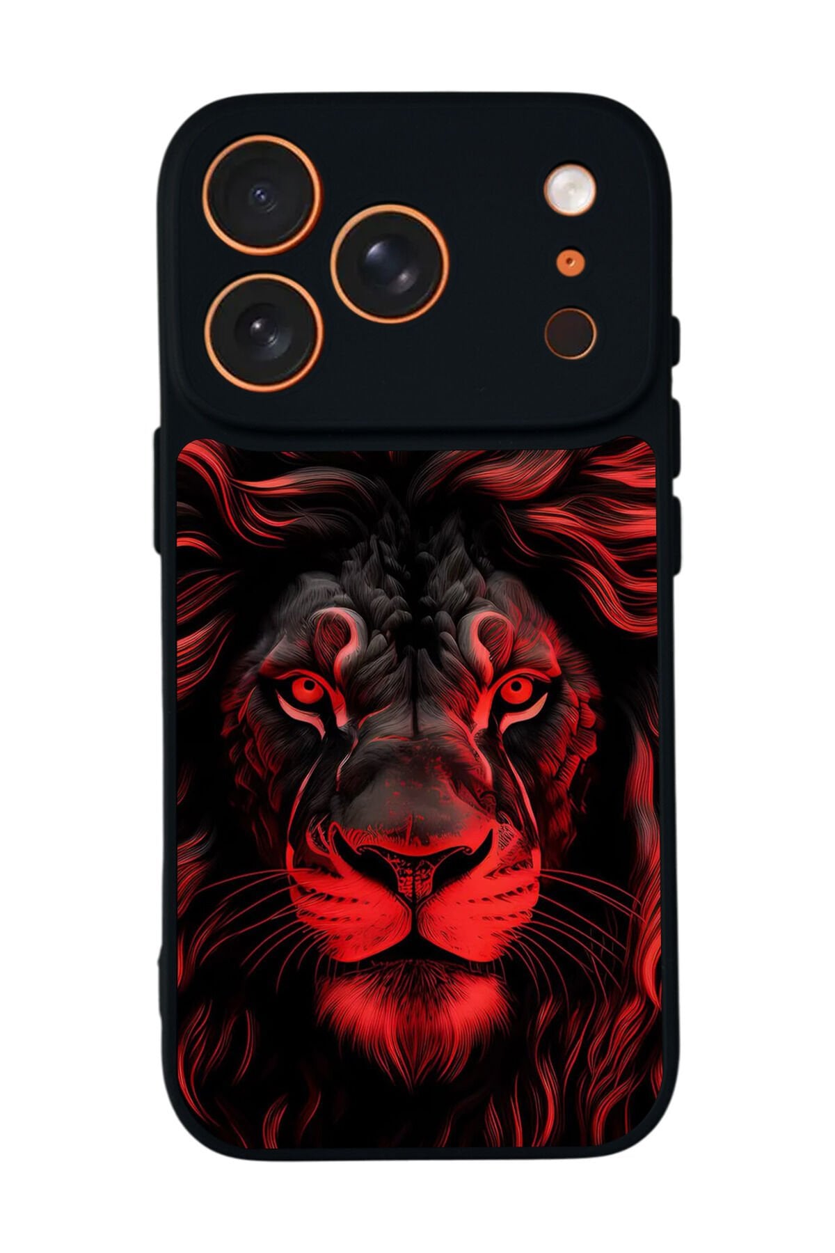 iPhone 17 Pro Max Uyumlu Aslan Tasarımlı Glossy Premium Kılıf