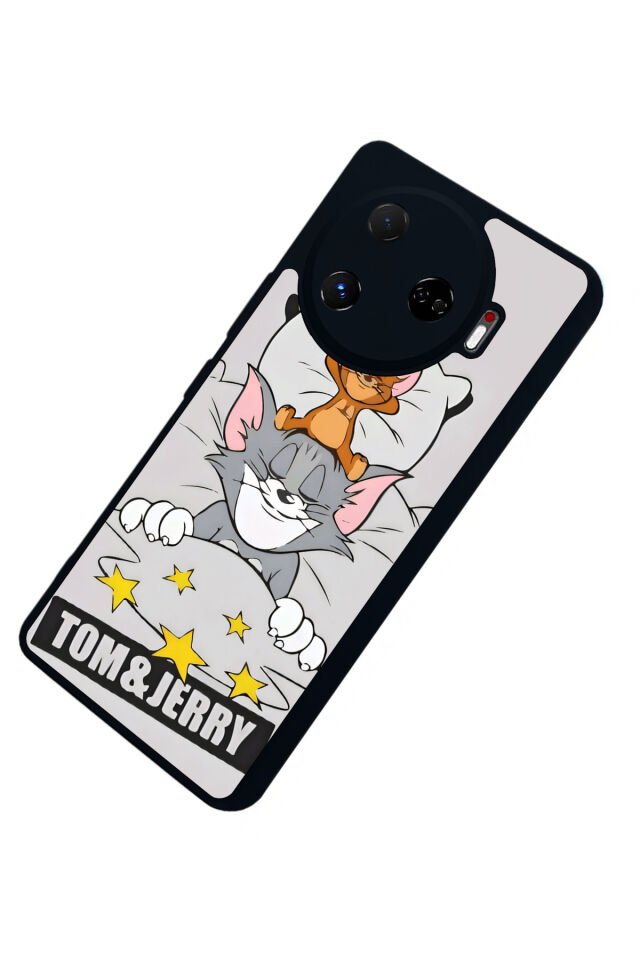 Tecno Camon 30 Pro Uyumlu Tom And Jerry Tasarımlı Glossy Premium Kılıf