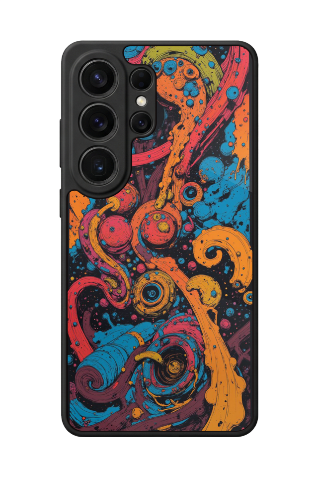 Samsung Galaxy S26 Ultra Uyumlu Abstract Tasarımlı Glossy Premium Kılıf