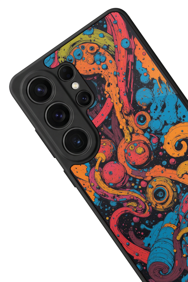 Samsung Galaxy S26 Ultra Uyumlu Abstract Tasarımlı Glossy Premium Kılıf