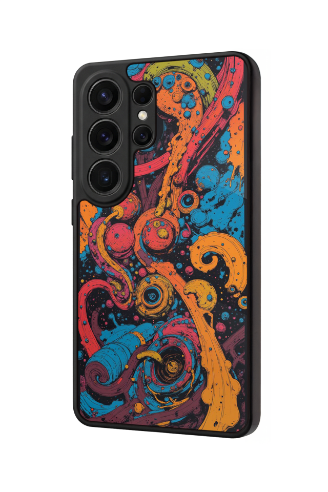 Samsung Galaxy S26 Ultra Uyumlu Abstract Tasarımlı Glossy Premium Kılıf