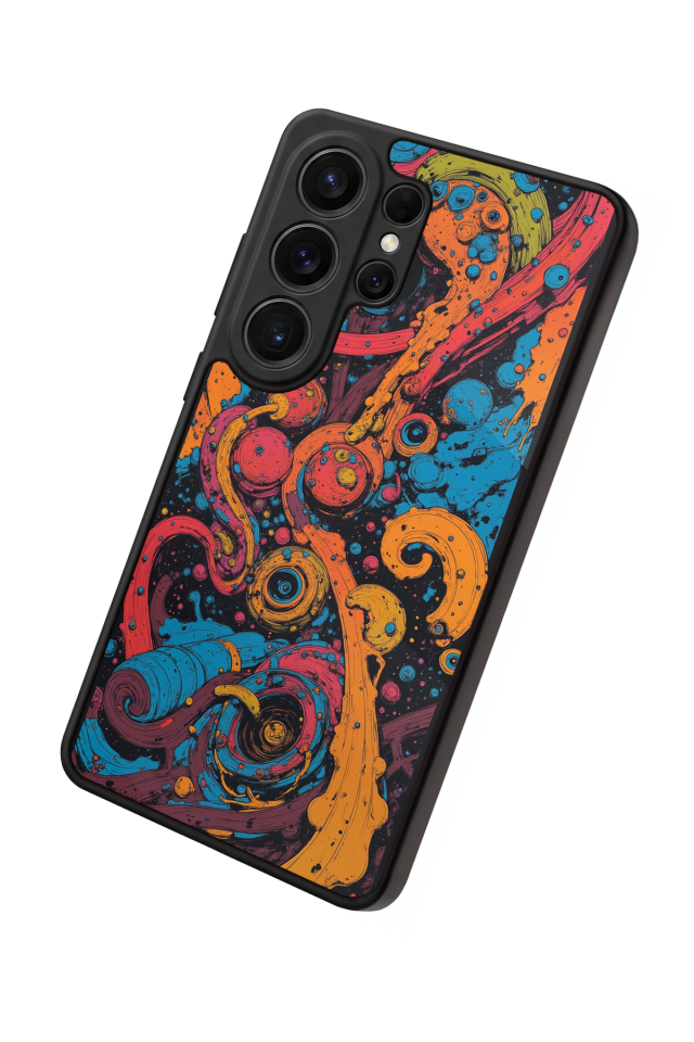 Samsung Galaxy S26 Ultra Uyumlu Abstract Tasarımlı Glossy Premium Kılıf