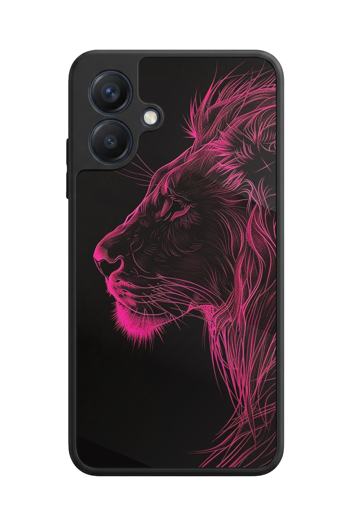 Samsung Galaxy A07 Uyumlu Aslan Tasarımlı Glossy Premium Kılıf