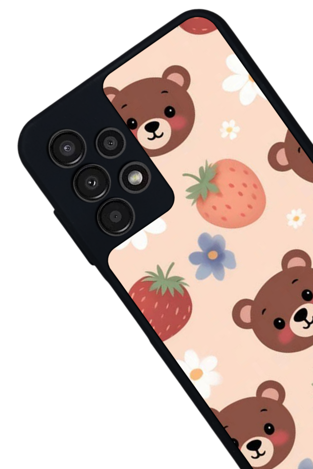 Samsung Galaxy A23 Uyumlu Ayı Tasarımlı Glossy Premium Kılıf