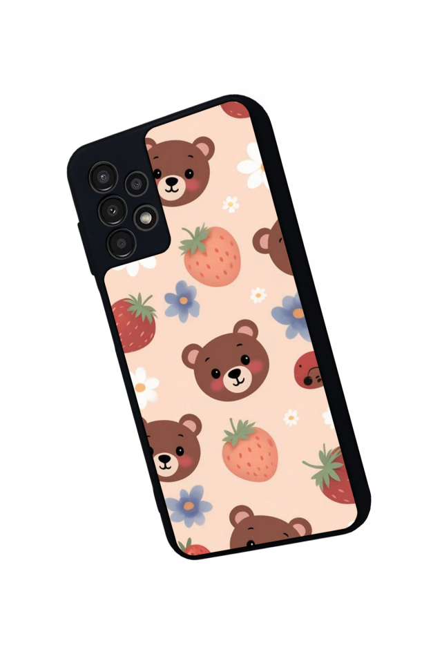 Samsung Galaxy A23 Uyumlu Ayı Tasarımlı Glossy Premium Kılıf