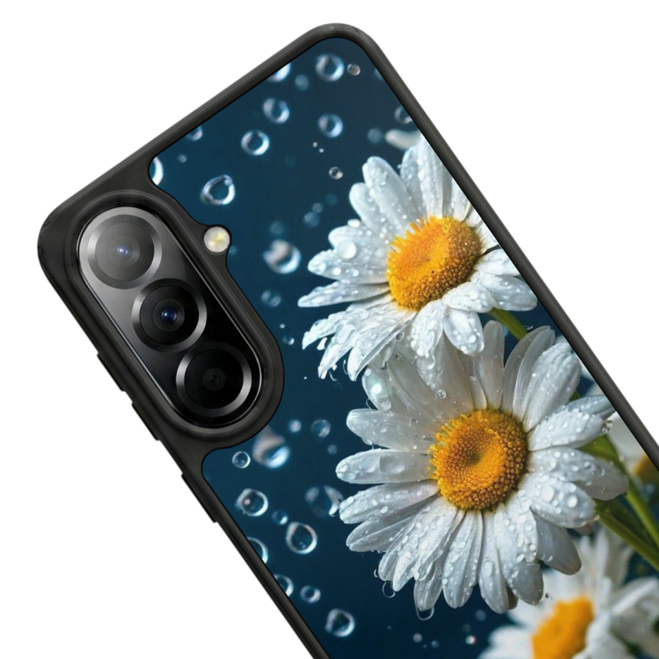 Samsung Galaxy A37 Uyumlu Cicek Tasarımlı Glossy Premium Kılıf