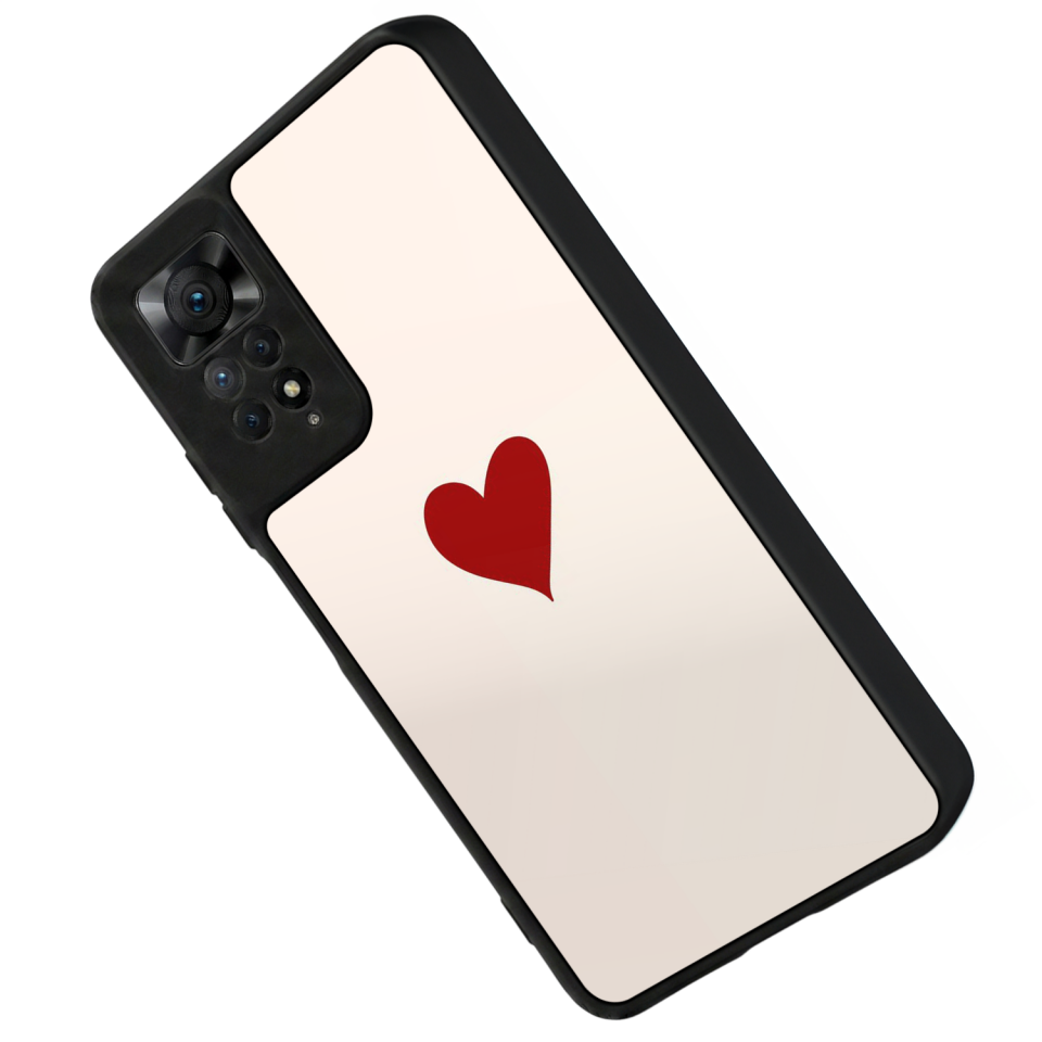 Xiaomi Redmi Note 11 Pro Uyumlu Kalp Love Tasarımlı Glossy Premium Kılıf