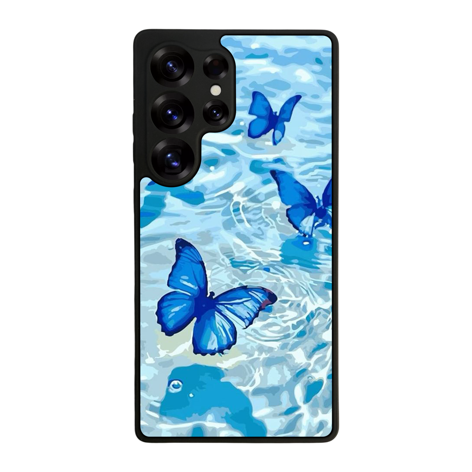 Samsung Galaxy S25 Ultra Uyumlu Kelebek Tasarımlı Glossy Premium Kılıf