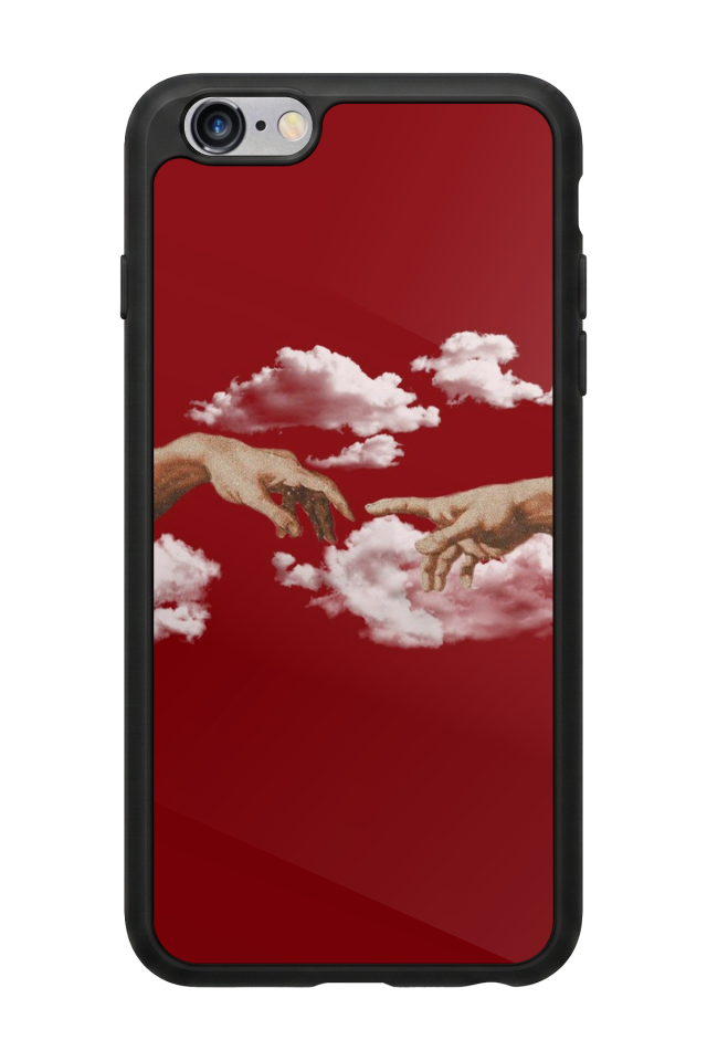 iPhone 6s Plus Uyumlu Kirmizi Tasarımlı Glossy Premium Kılıf