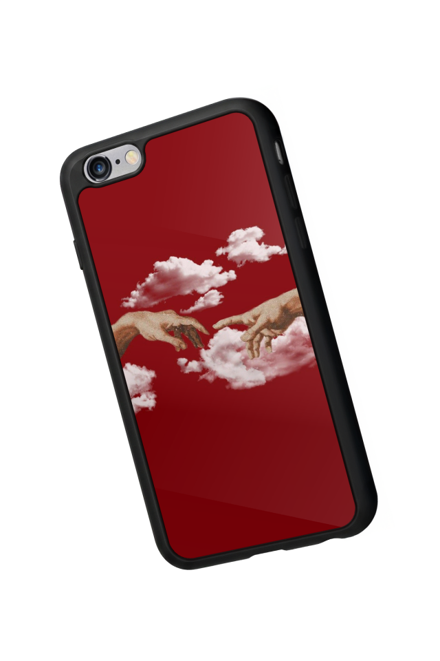 iPhone 6s Plus Uyumlu Kirmizi Tasarımlı Glossy Premium Kılıf