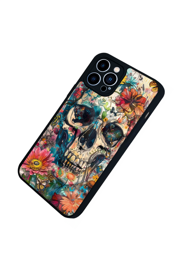 iPhone 13 Pro Max Uyumlu KuruKafa Tasarımlı Glossy Premium Kılıf