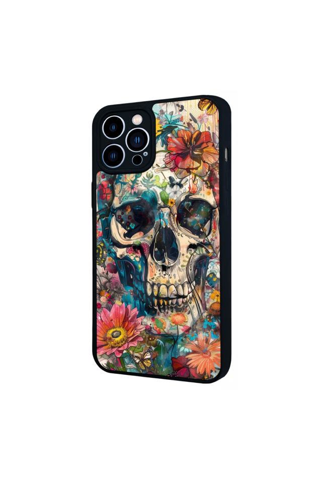 iPhone 13 Pro Max Uyumlu KuruKafa Tasarımlı Glossy Premium Kılıf