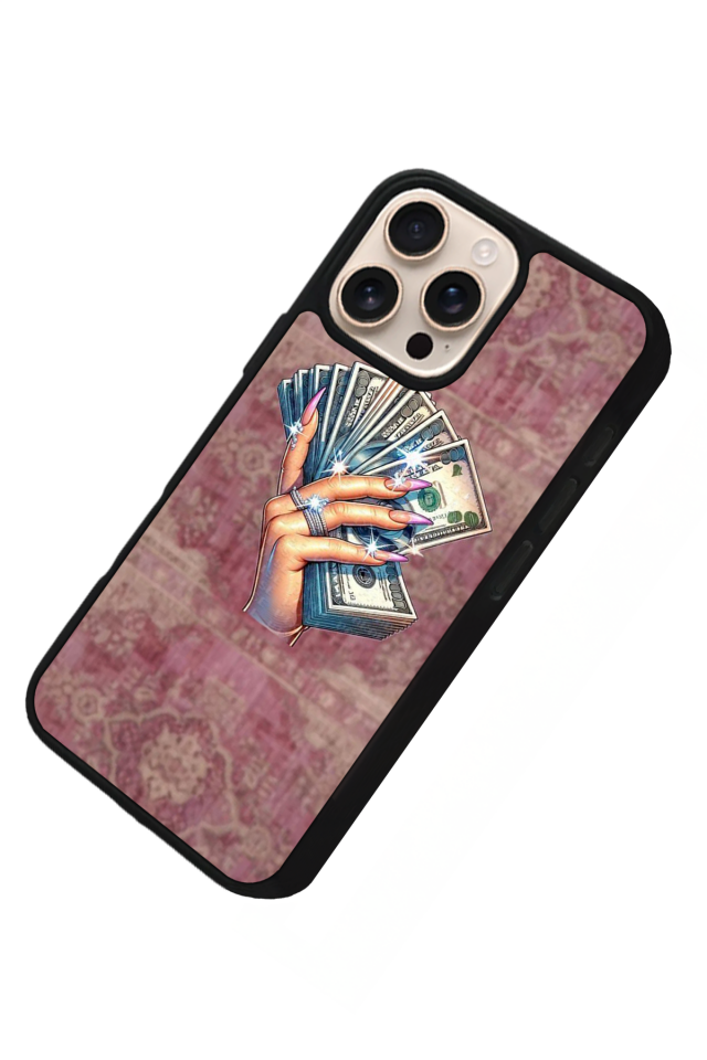 iPhone 15 Pro Max Uyumlu Money Para Tasarımlı Glossy Premium Kılıf