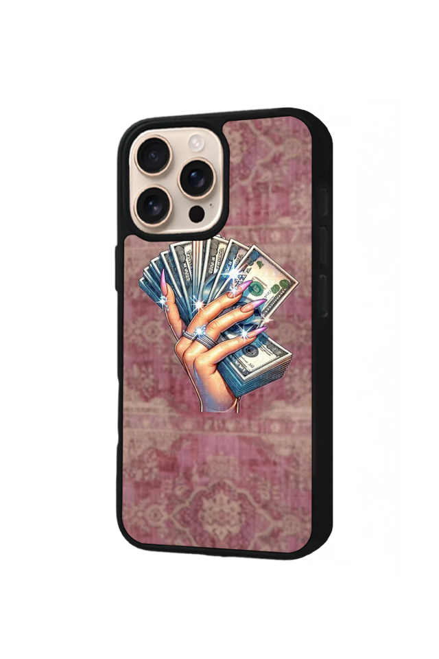 iPhone 15 Pro Max Uyumlu Money Para Tasarımlı Glossy Premium Kılıf