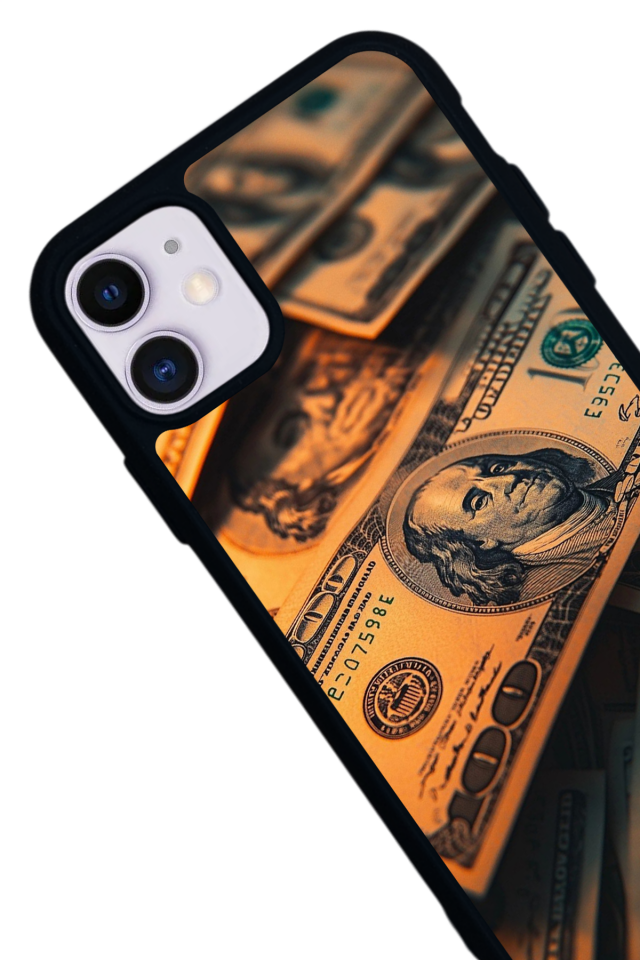 iPhone 11 Uyumlu Para Tasarımlı Glossy Premium Kılıf