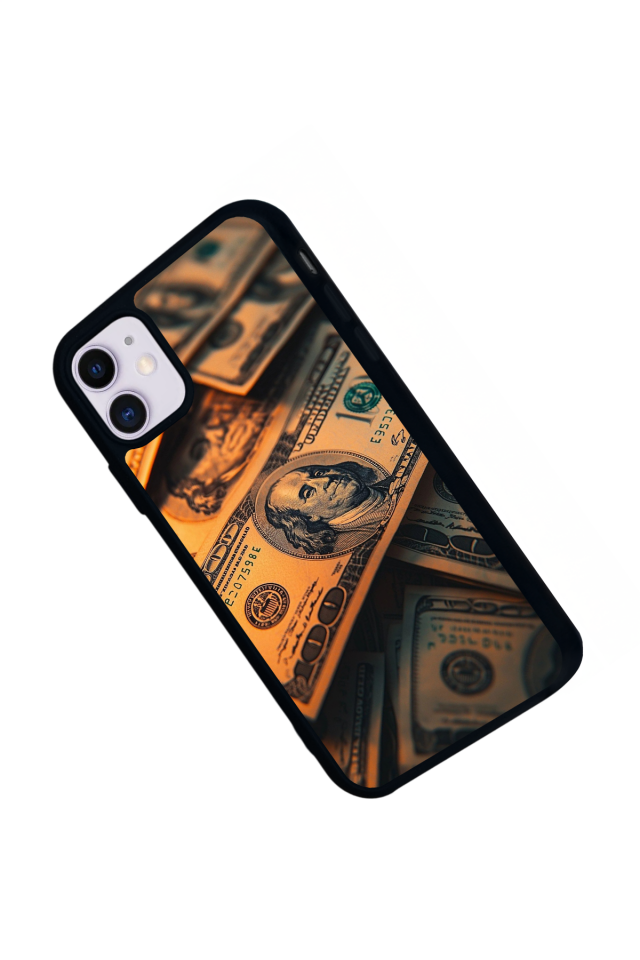 iPhone 11 Uyumlu Para Tasarımlı Glossy Premium Kılıf