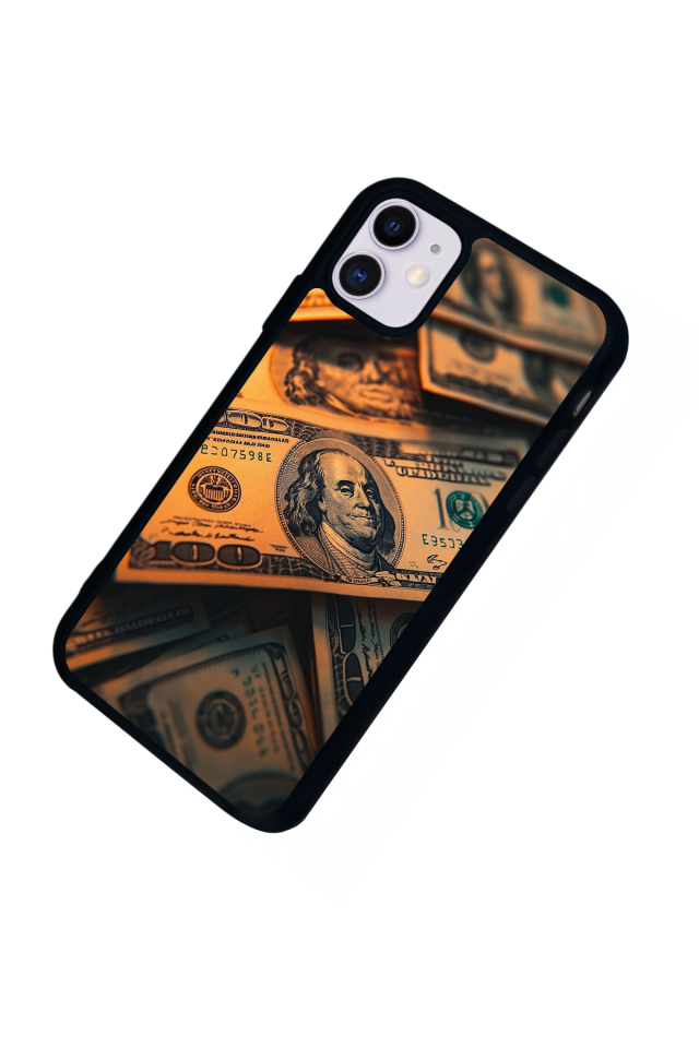 iPhone 11 Uyumlu Para Tasarımlı Glossy Premium Kılıf