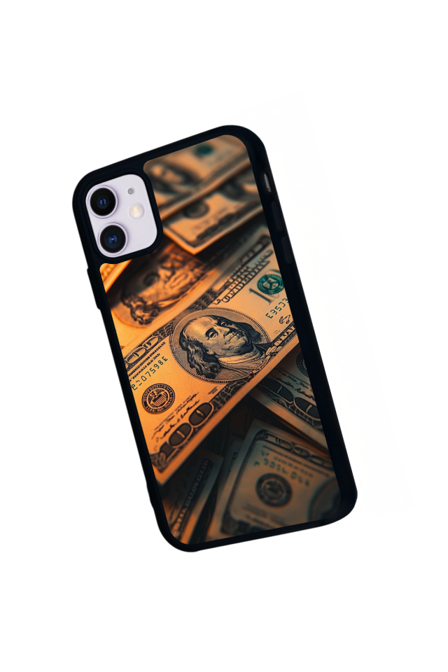 iPhone 11 Uyumlu Para Tasarımlı Glossy Premium Kılıf